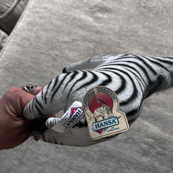 Hansa Zebra, Baby (3452) Plush Realistic looking - Picture 2 of 8